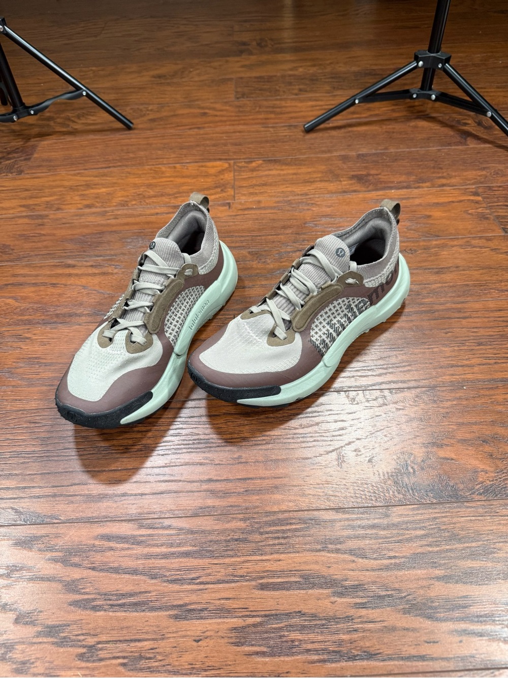 lululemon athletica Men's Mint Green and Brown Athletic Shoes - Picture 2 of 16